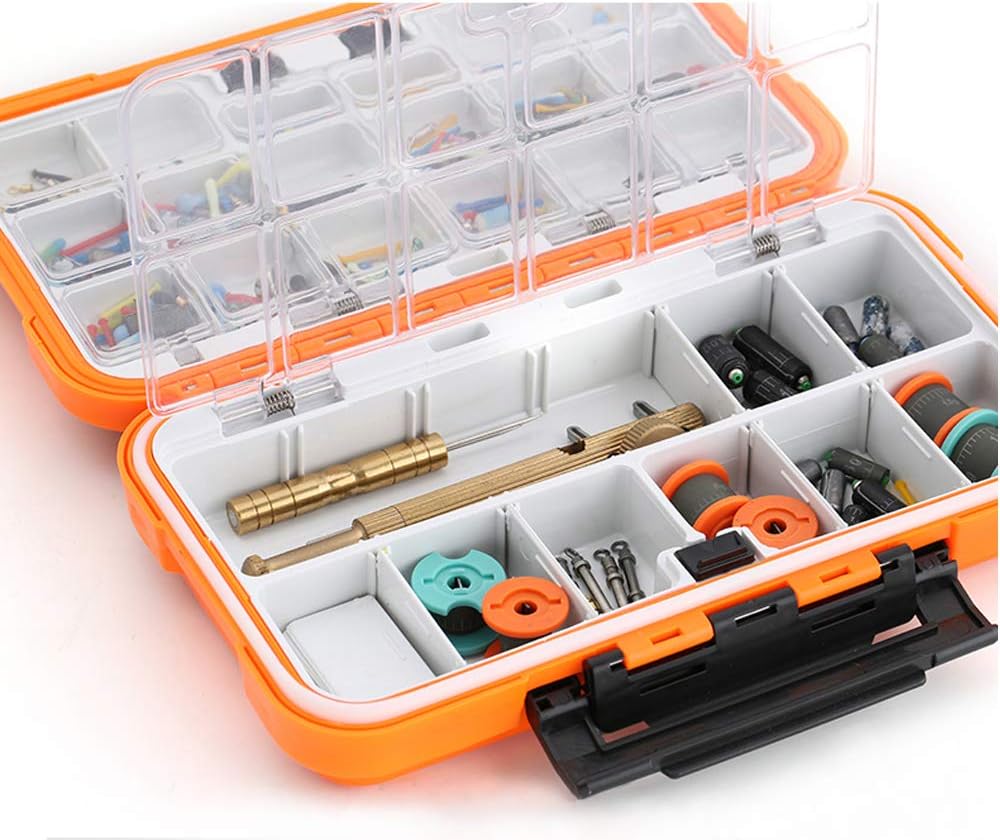 YUKI Fishing Lure Boxes, Bait Storage Case Fishing Tackle Storage Trays Accessory Boxes Thicker Plastic Hooks Organizer for Vest Casting Fly Fishing - Image 6