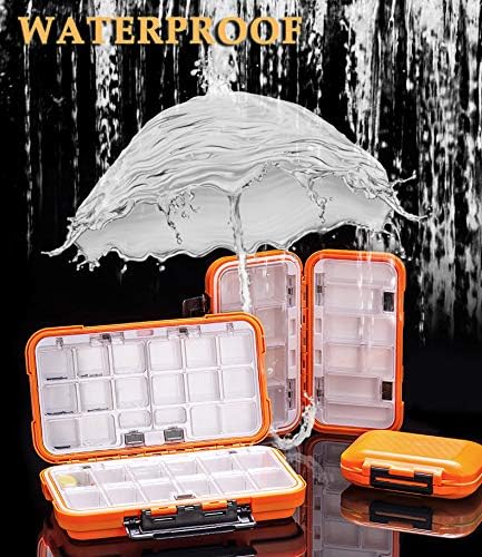 YUKI Fishing Lure Boxes, Bait Storage Case Fishing Tackle Storage Trays Accessory Boxes Thicker Plastic Hooks Organizer for Vest Casting Fly Fishing - Image 7
